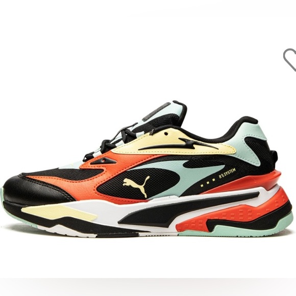Puma Rs Fast FR Running Shoes Men’s Size 8 Low Top Sneakers Multi Color - Picture 3 of 11